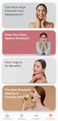 Face Yoga for Fat Loss android App screenshot 3